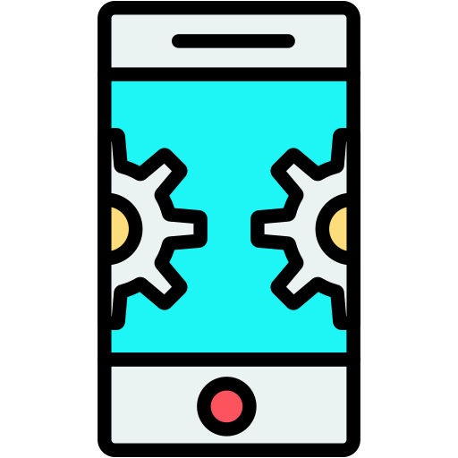 Customize, gear, mobile options, mobile phone, mobile preferences, mobile settings, mobile tools ico